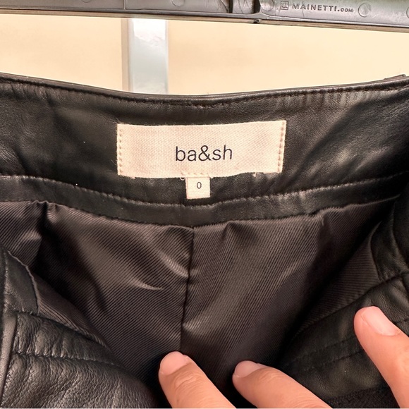 BA&SH 
Ulric Leather Short size 0 - Picture 4 of 5